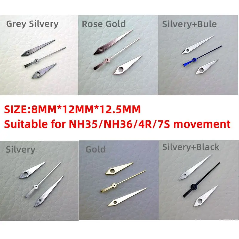 

High quality P-flower modified dial with 8mm * 12mm * 12.5mm three needle suitable for movement in Japan NH35/NH36/4R/7S movemen