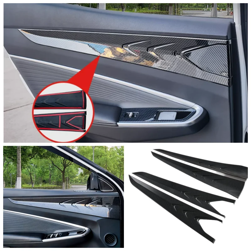 

For GEELY Atlas Cool 2023 2024 Interior Accessories Inner Side Car Door Handle Pull Bowl Cover Trim