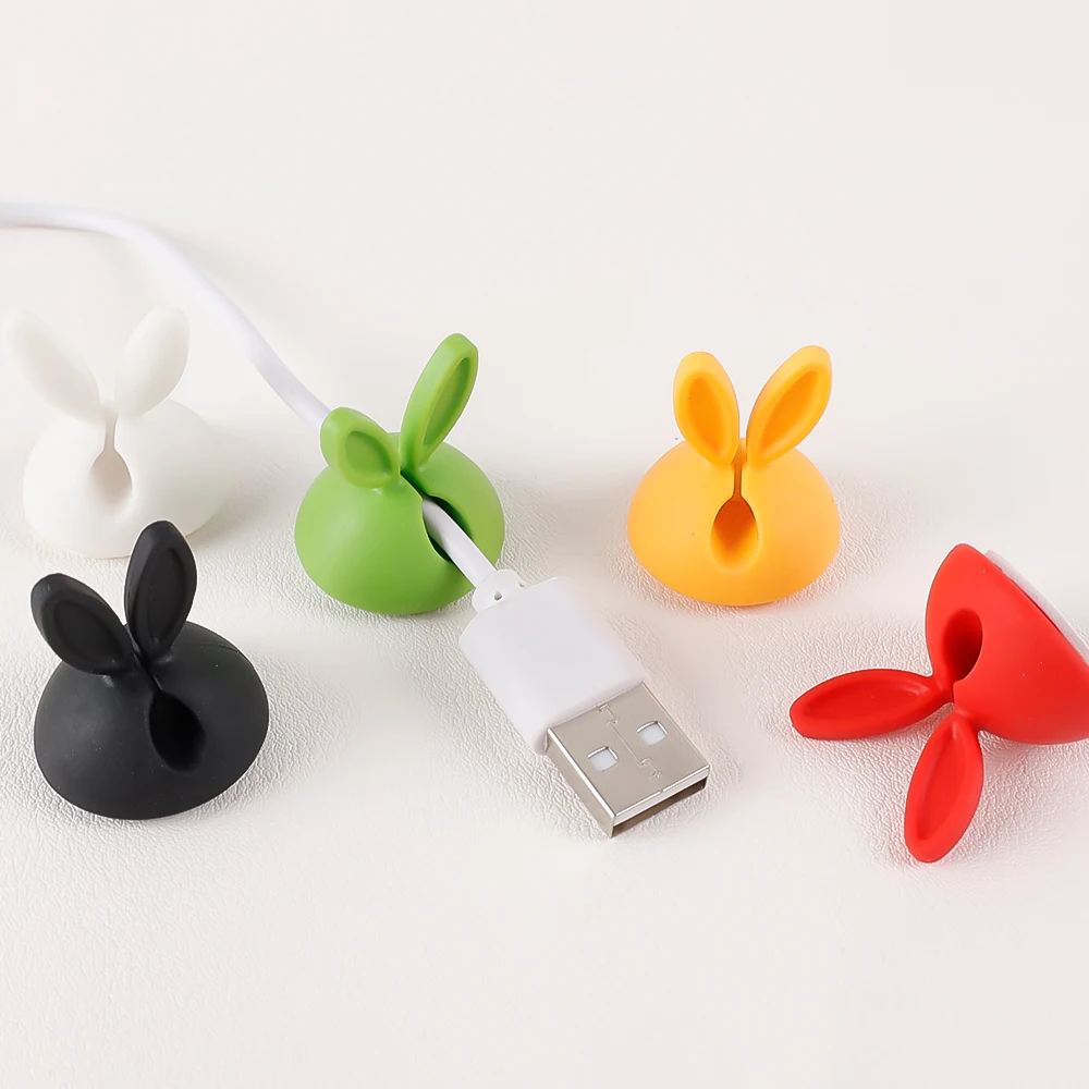 Giữ Cáp Dẻo Silicone Người Tổ Chức Tai Nghe Cáp Cuốn Gọn USB Linh Hoạt Cuốn Gọn Quản Lý Kẹp Giữ Cho Dây Cáp Tai Nghe Dòng Dữ Liệu