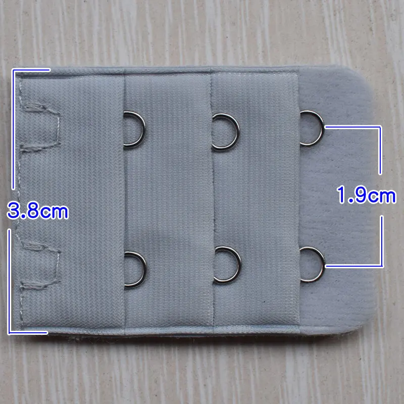 3.8cm 2 Buckle Bra Extender Clip Clasp Buckle Adjustable Back Belt Buckle Ladies Women Underwear Accessories Soft Bra Extension image 6