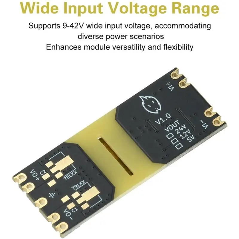B50B-XC5015 DC-DC 9-42 V To12 V Dual-Output Step-Down Module, Isolated Low-Ripple Wide-Voltage Power Supply Module