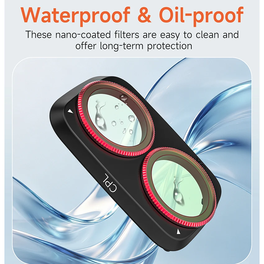 For Osmo Pocket 4P Lens Filters Adjustable CPL ND/PL 1/4 BLACK MIST Filters MCUV Filters Accessories