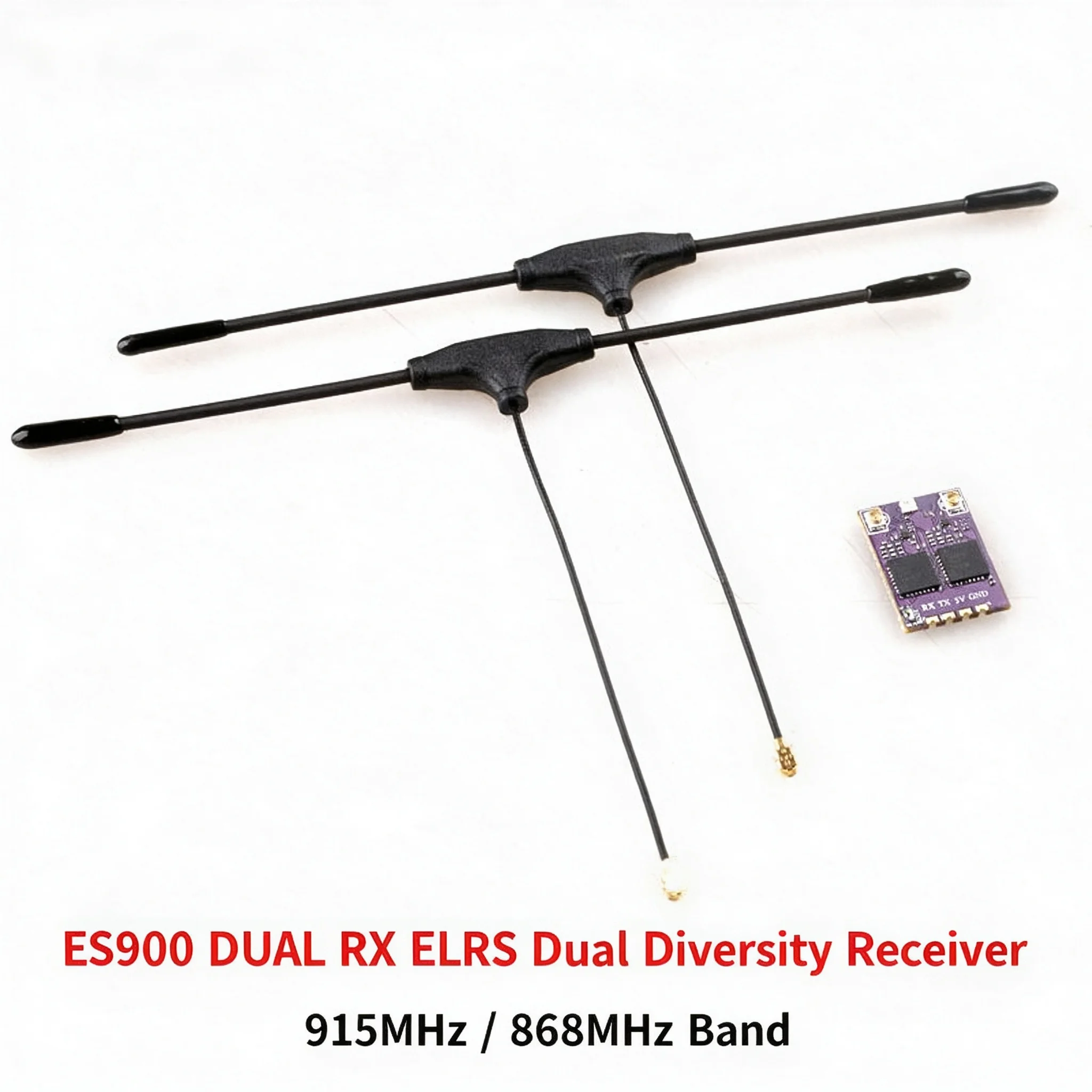 ES900 Dual Channel Diversity ELRS Receiver FPV Model HappyModel 915MHz/868MHz Receiver