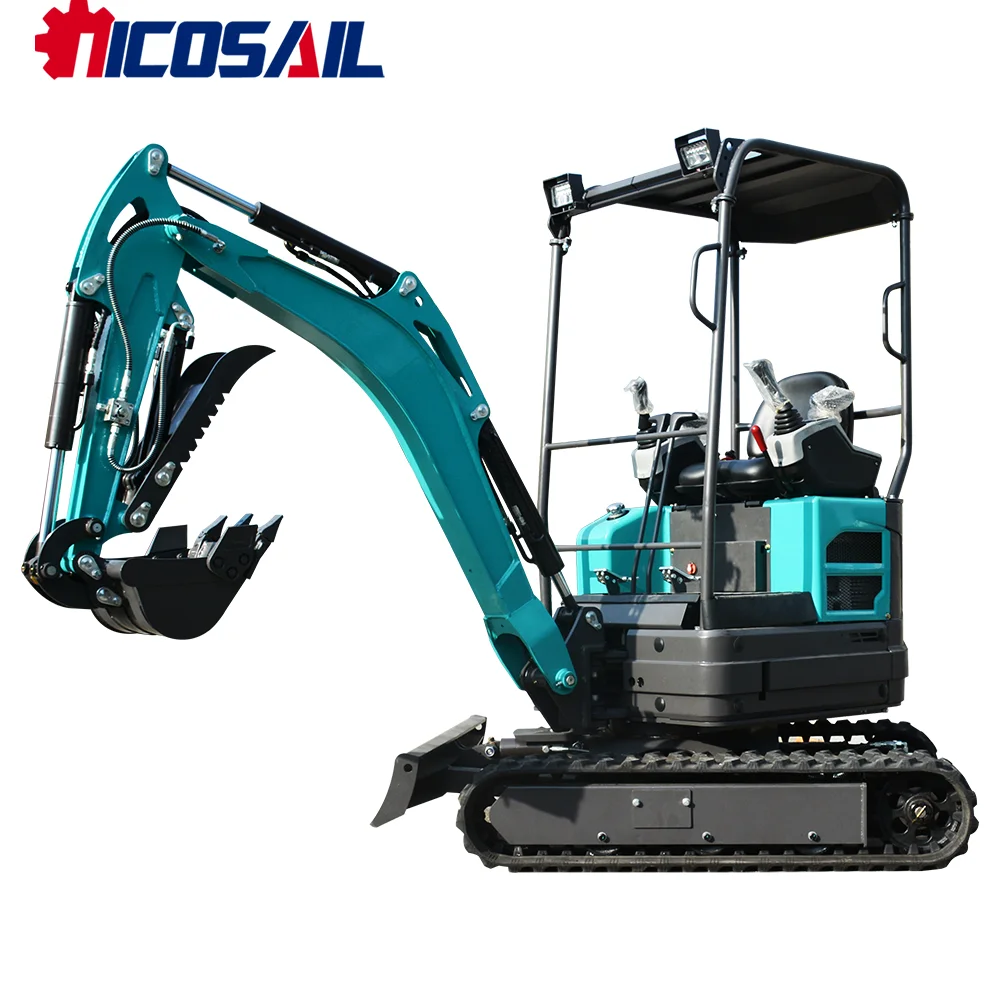 

Small excavator EPA engine Kubota 1.8-ton tracked micro excavator 1 ton 2 tons agricultural small excavator for sale