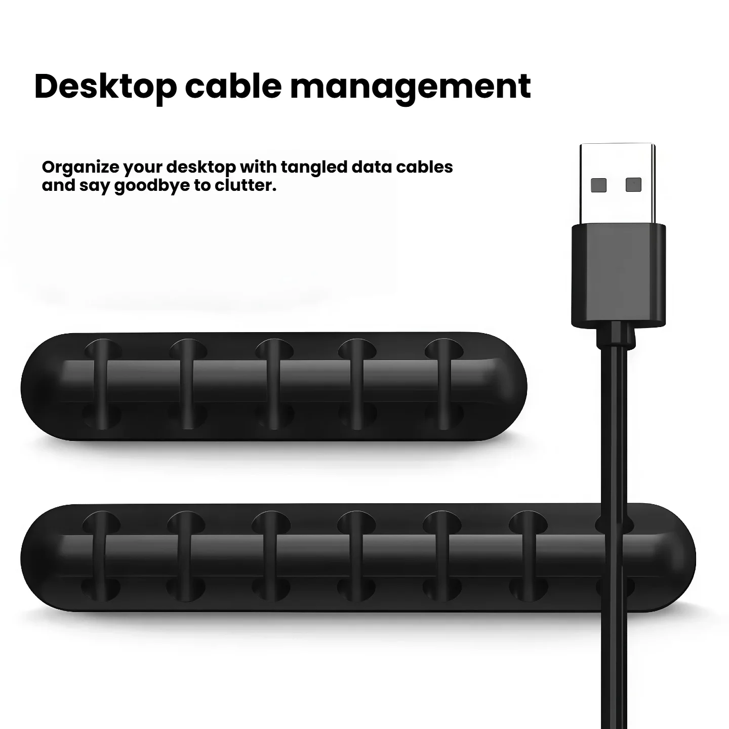 Cable Organizer for Data Cables Desktop Wire Storage Charging Cable Protector Management Tool