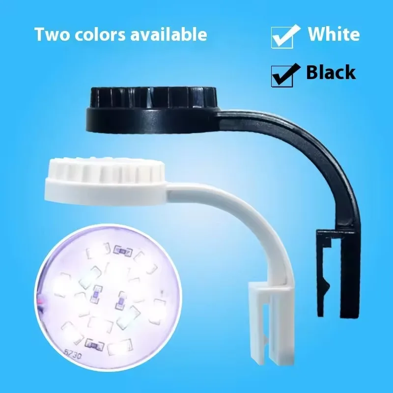 Wholesale USB Coral LED Light  Fish Tank Mini Aquatic Plant Tank Light Micro Betta Fish Tank Clip Light Aquariums Accessories