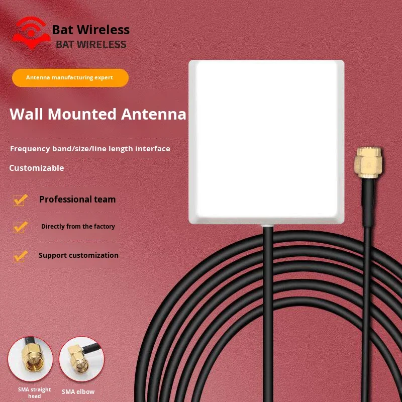 4G/5G High Power External Directional Flat Antenna High Gain Signal Amplifier Outdoor Panel Wall-Mounted for Connector China