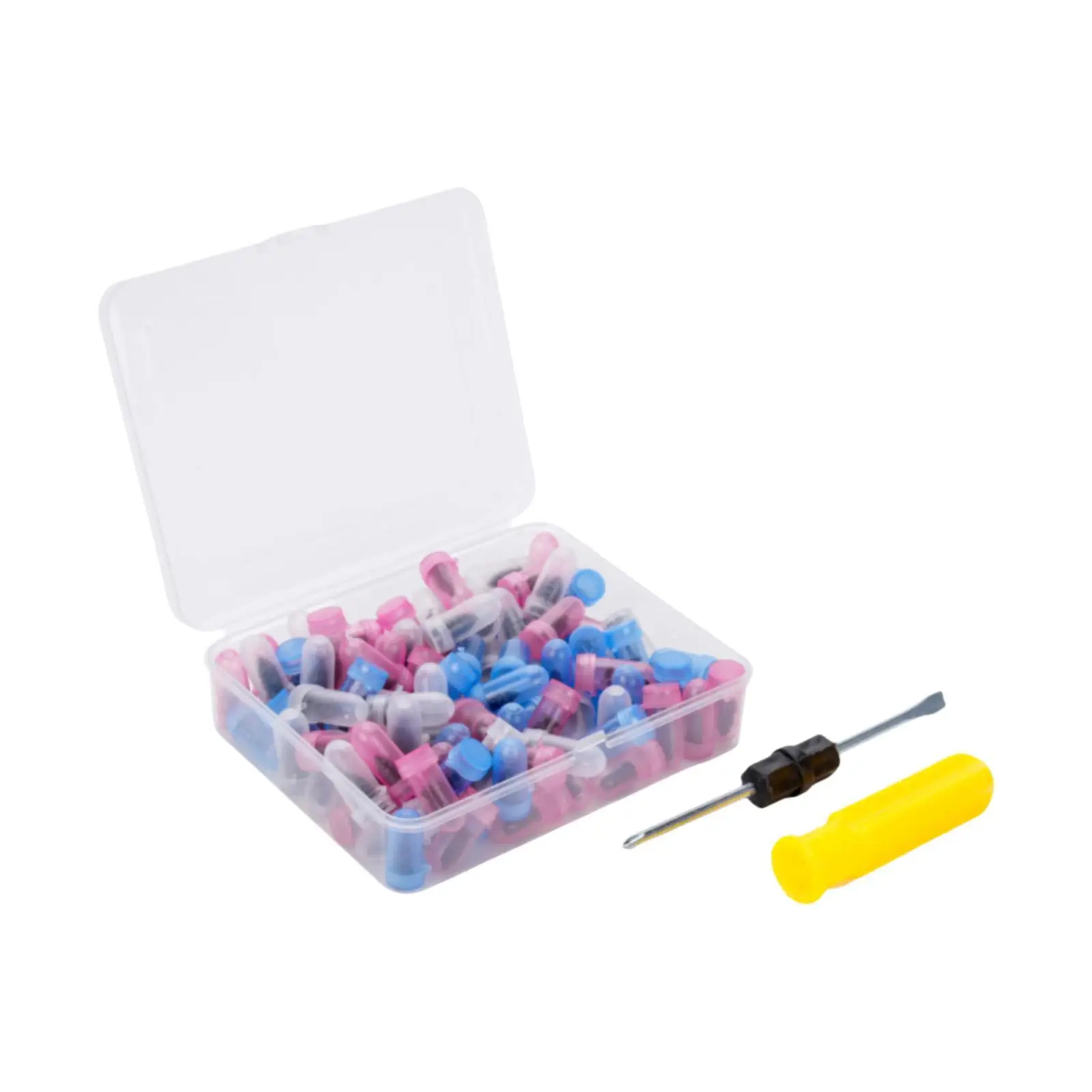Tire Repair Plug Assortment Three Sizes Carbon Steel Rubber Pegs for Fast Roadside Fix on Tubeless Tires
