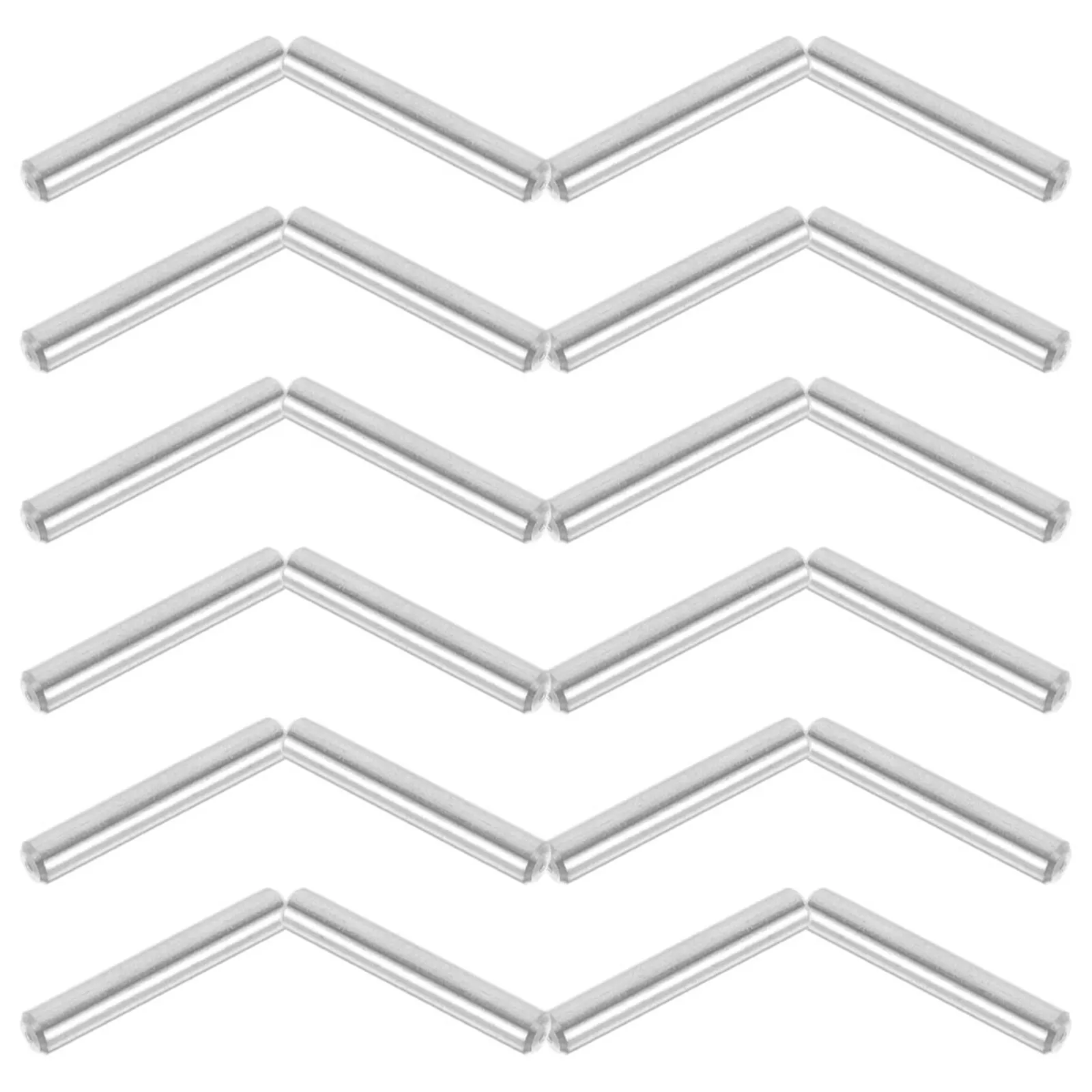 

24Pcs Cylindrical Dowel Pins Metal Shelf Bracket Pegs Stainless Steel for Kitchen Bathroom Office Furniture Fastening