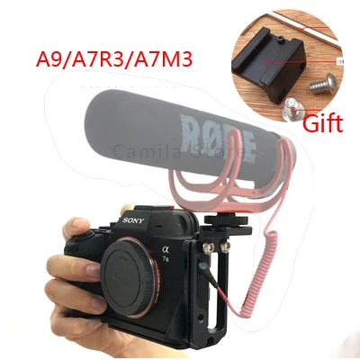 2019 new A7M3 a73 Quick Release L Plate/Bracket Holder hand Grip for Sony a9 A7MARK III A7III A7RIII A7R3 Arca-Swis RRS Markins