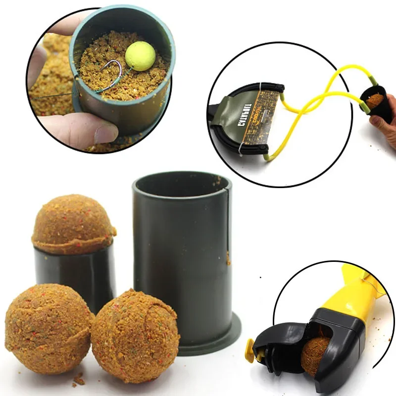 Karpfenangeln Rocket Feeder Groß Klein Spod Float Köderhalter Pellet-Raketen Futterkörbe Positionierungszubehör – Detail 1