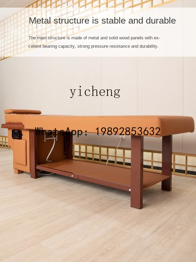 X8  Head Therapy Shampoo Chair with Water Circulation Fumigation Bed Automatic Smoke-Free Moxibustion Bed Whole Body Moxibustion