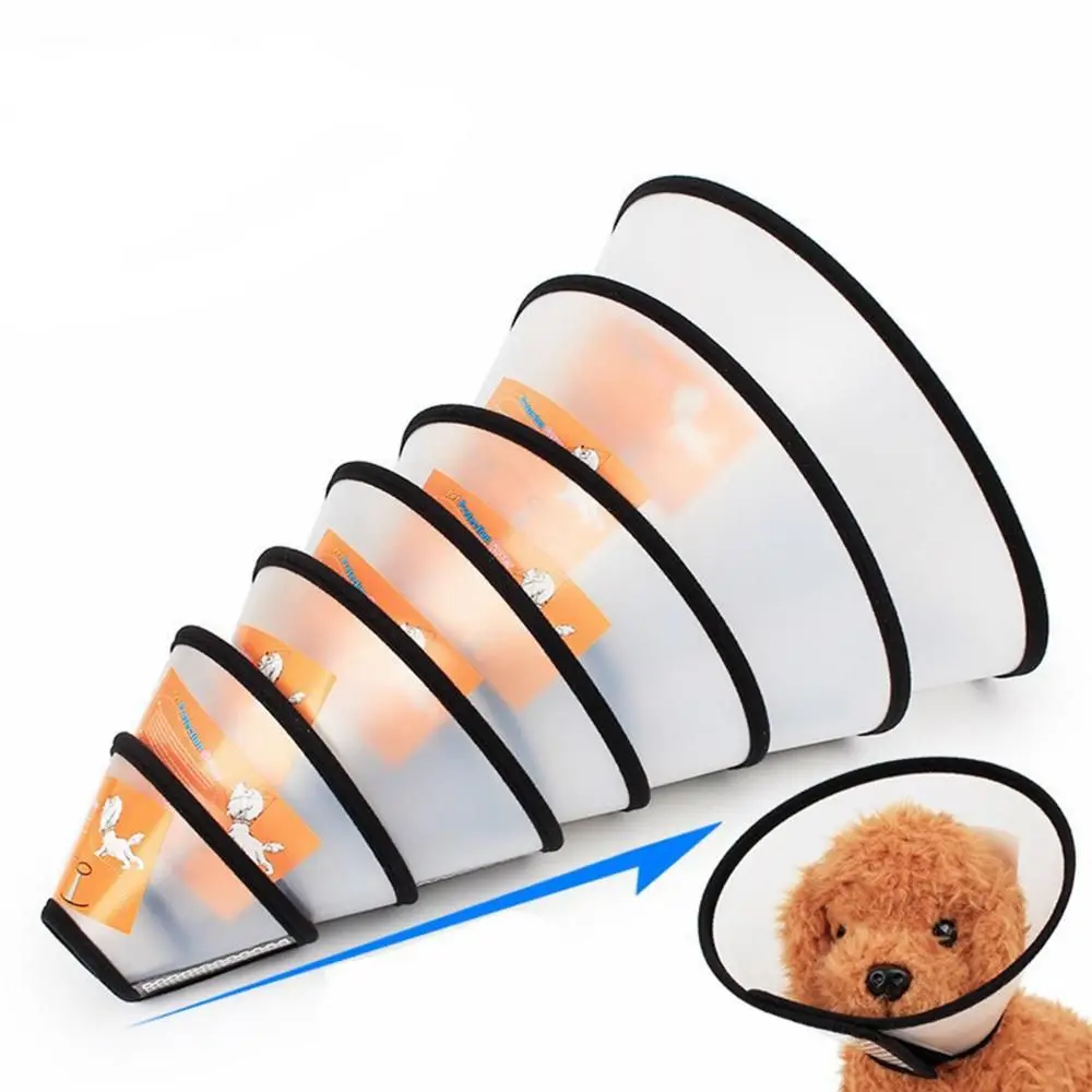 Anti-lick Cats Dogs Health Surgery Wound Healing Neck Cone Recovery Elizabethan Collar Protection Cover Pets Protective Collar
