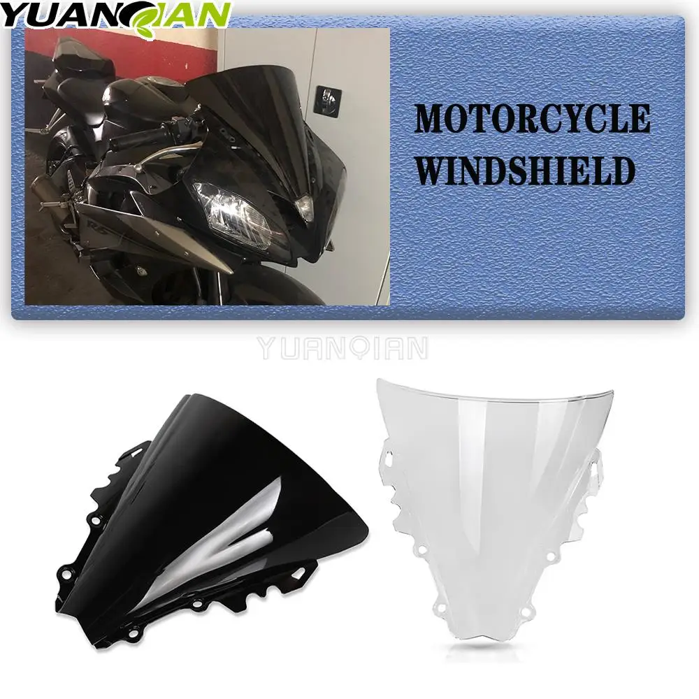 For YAMAHA YZF600 R6 YZF-R6 2006 2007 06-07 Motorcycle Parts Windshield Spoiler Windscreen Air Wind Deflector