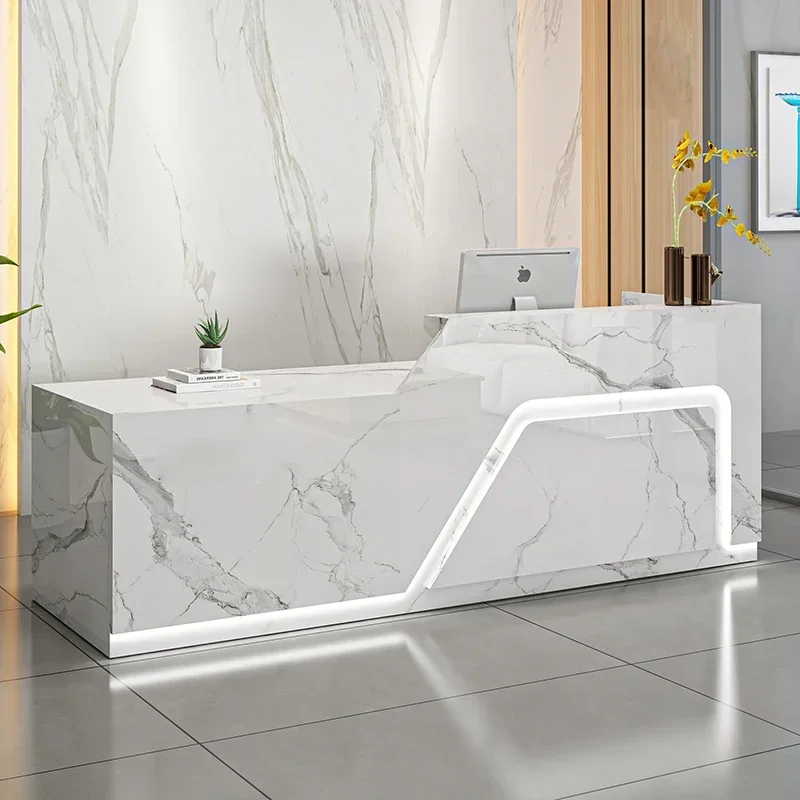 

Классическая простая барная стойка, уникальная коммерческая реклама для пожилых людей, профессиональная стойка регистрации, гламурная современная коммерческая мебель Mostrador