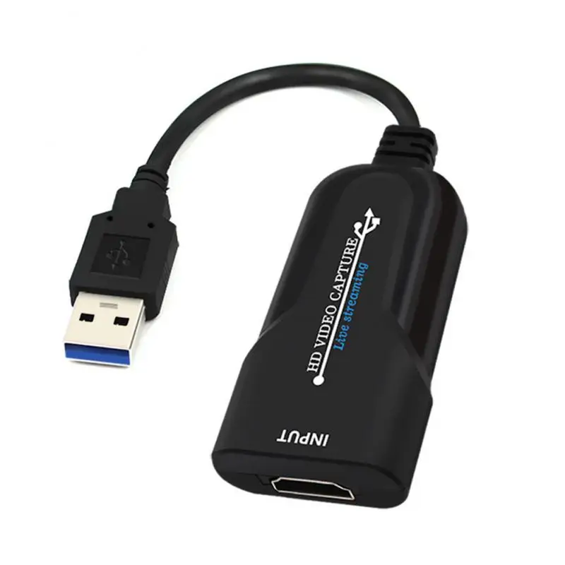 Reliable Streaming Adapter Mini Plug And Play HDMI-compatible Usb 2.0 1080p 60hz For Live Broadcasts Video Recording