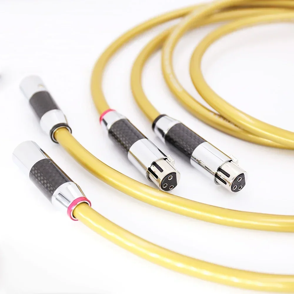 زوج MCD102MK XLR كابل التوازن عالية النقاء OCC غرامة الفضة XLR ذكر إلى أنثى كابل الصوت خط اوديوفيلي المتكلم