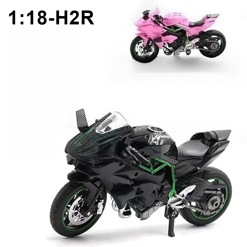 

Модель мотоцикла H2R в масштабе 1:18, коллекционная, из сплава, для декора, подарки, игрушки для мальчиков