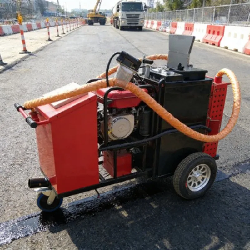 Hand Push & Towed Road Sealing Machine Flexible Movement for Multi-Site Construction