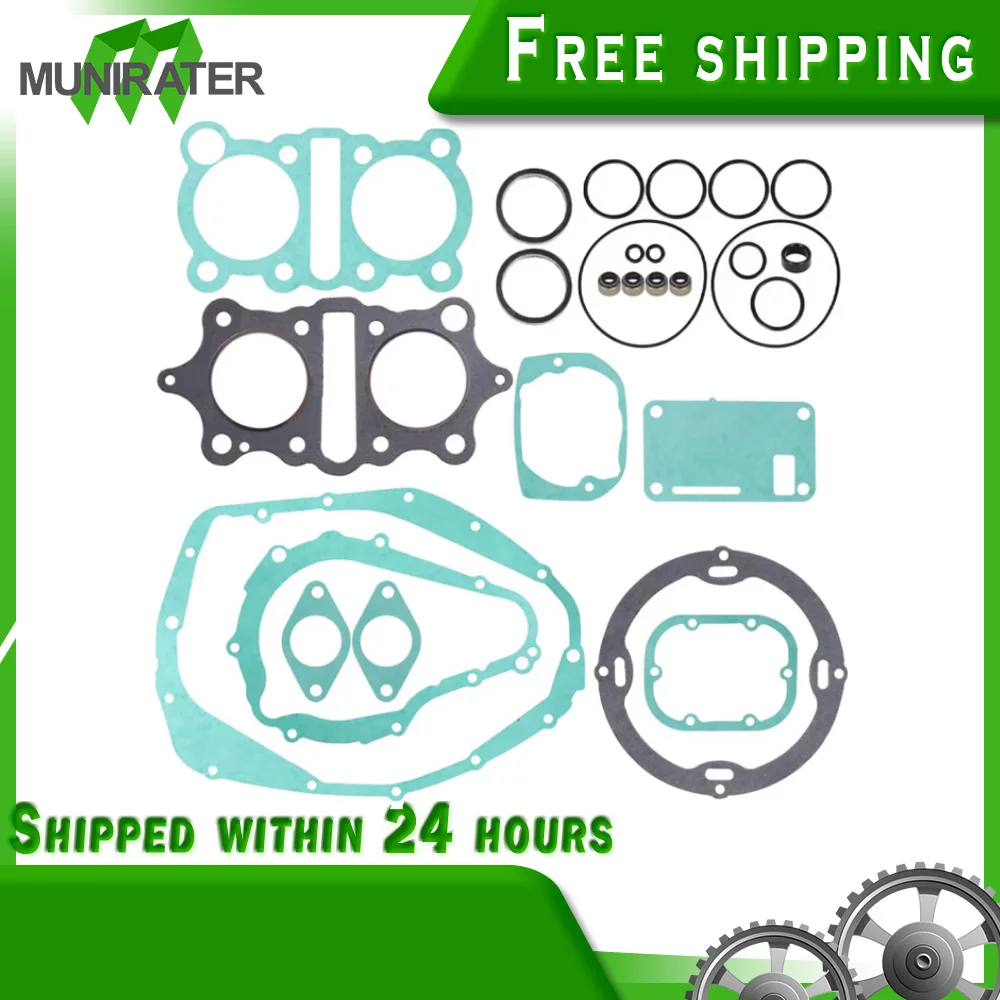 For Yamaha 1977 - 1982 XS400 XS400S Complete Engine Gasket Kit Set