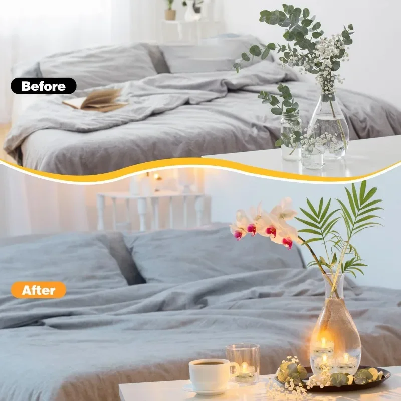 LED Submersible Waterproof Tea Light Pond Underwater Tea Light Flameless Candle Light for Vase Fish Tank Party Decoration