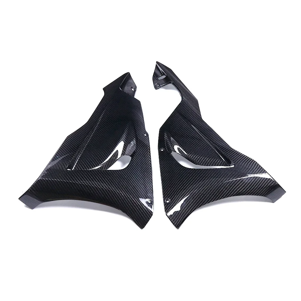 100% Full 3K Real Carbon Fiber Motorcycle Lower spoiler Panel Fairing Modification Parts For Kawasaki ZX6R ZX-6R 2024