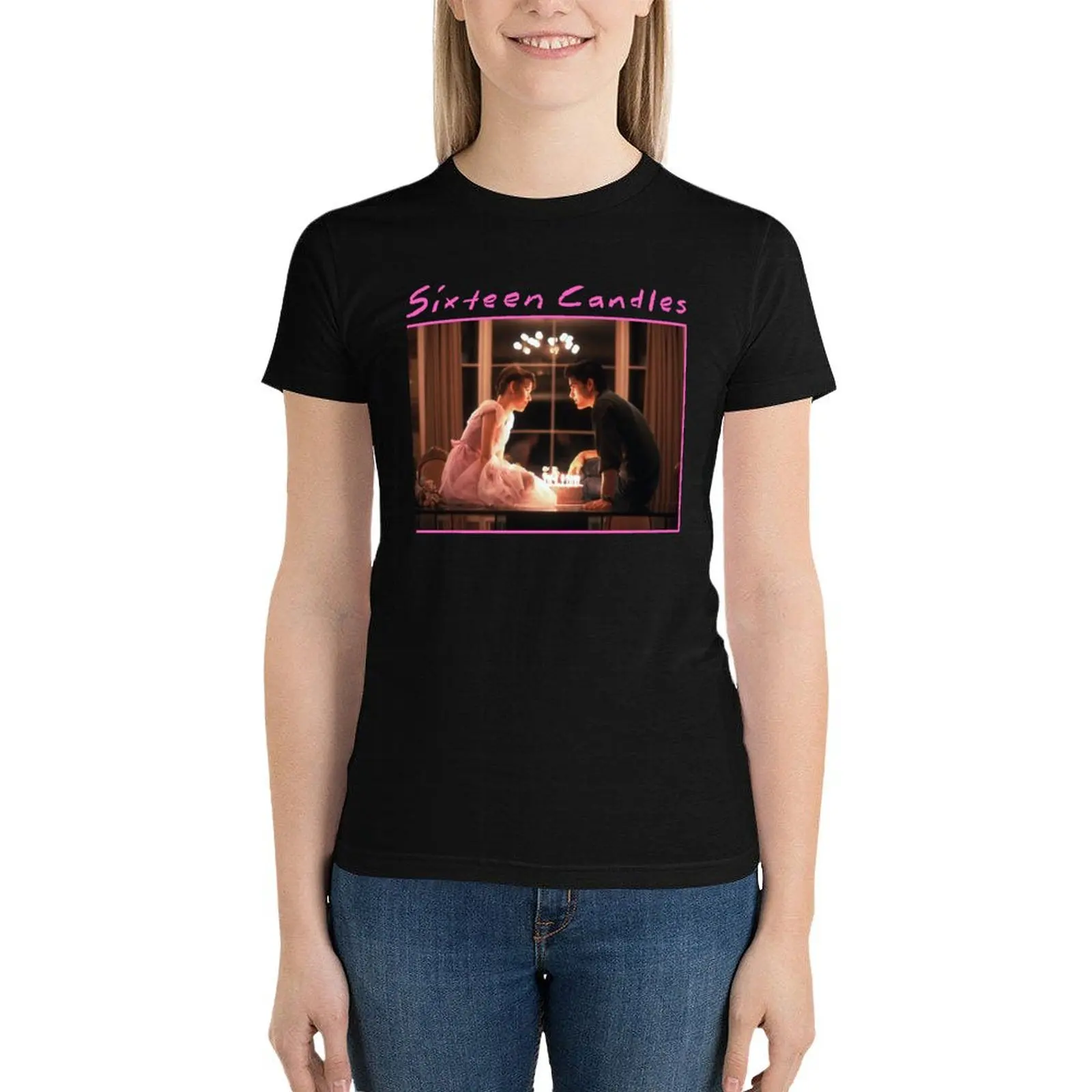 

Sixteen Candles 80s Movie T-Shirt oversized tees Women t-shirts