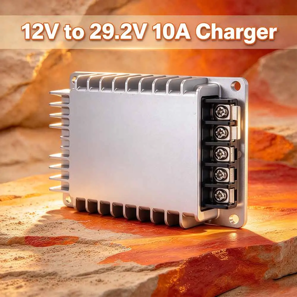 Efficient 12V Step Up to 29.2V Voltage Supply Module DC Boost Converter Waterproof 10A 292W Power Converter Battery for Vehicles