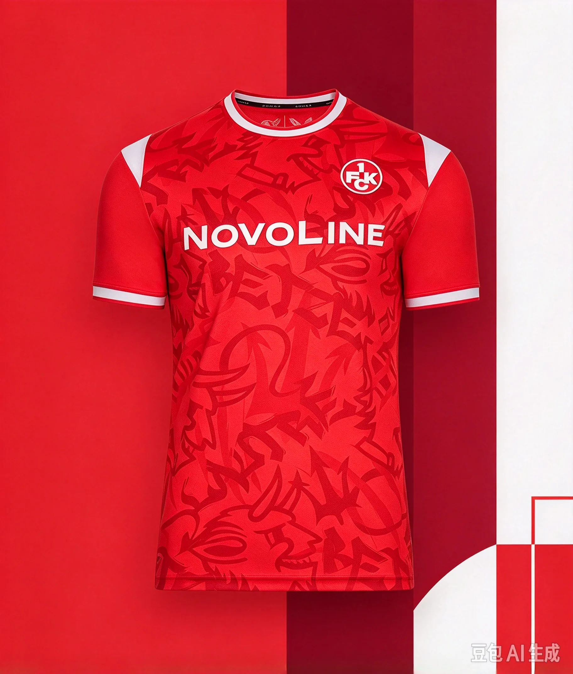 2026Family Style Fan, Adult Football Match Jersey, Kaiserslautern Away Breathable Football Jersey, 3D Printed Breathable T-shirt