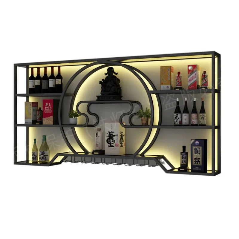 Holder Luxury Wine Rack Vertical Minimalist Fancy Living Room Display Wine Rack Storage Fancy Estante Para Vino Bar Furniture