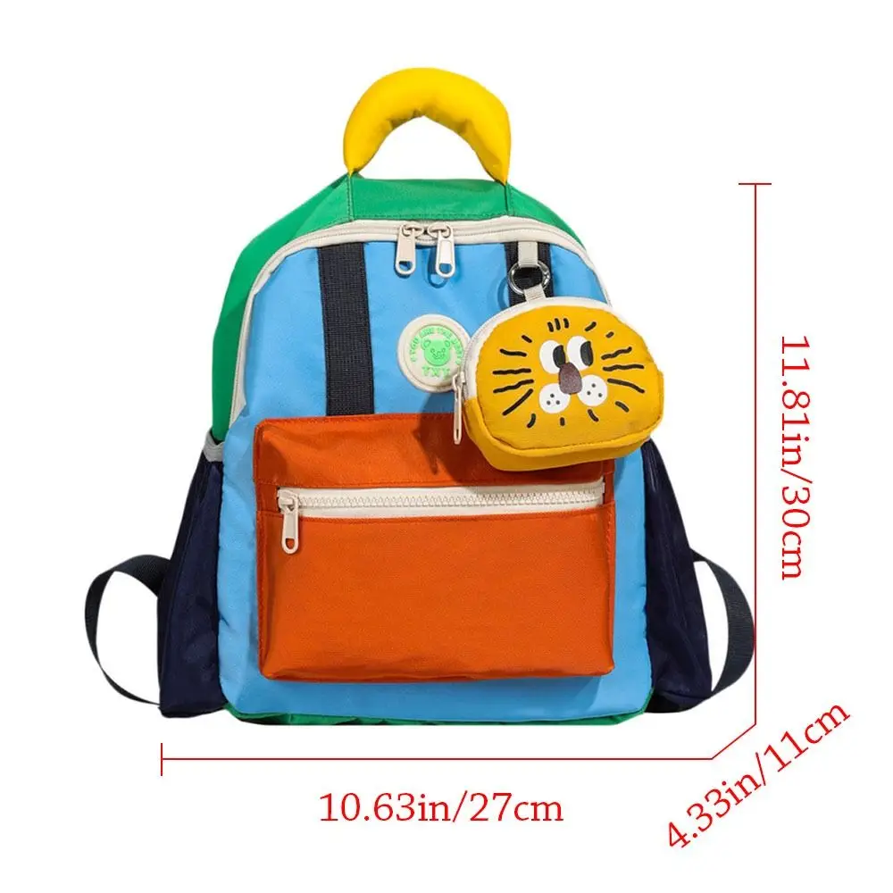 Creative Lightweight Student Schoolbag Cartoon Cute Kids Backpack Trendy Color Matching Large Capacity Book Bags Kindergarten