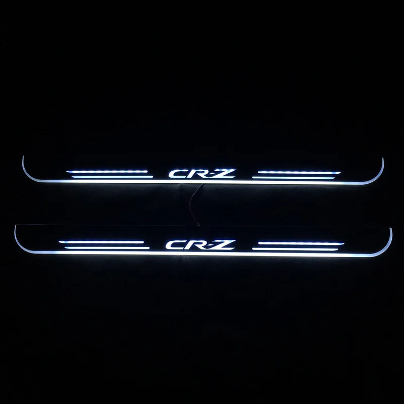 

Custom Car Logo For Honda CR-Z CRZ 2010 - 2016 2017 2018 Moving LED Welcome Pedal Car Scuff Plate Pedal Door Sill Pathway Light