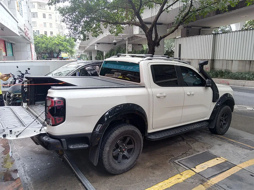 Original Style 4X4 Pickup Roller Lid Manual Roller Shutter Cover Tonneau Cover for ford raptor 2024 F150