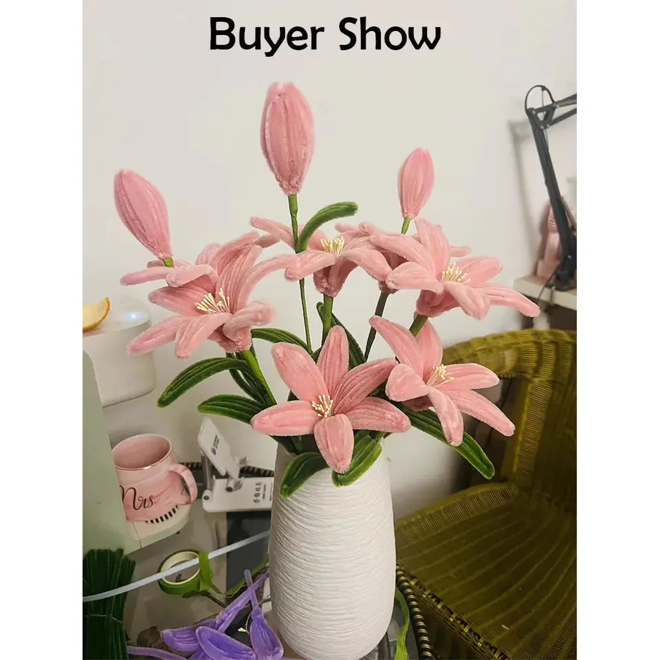 360pcs 2mm Artificial Flower stamen Moulti Options Mini Pearl Floral pistil DIY Accessories For Wedding Party Home Decoration - 4