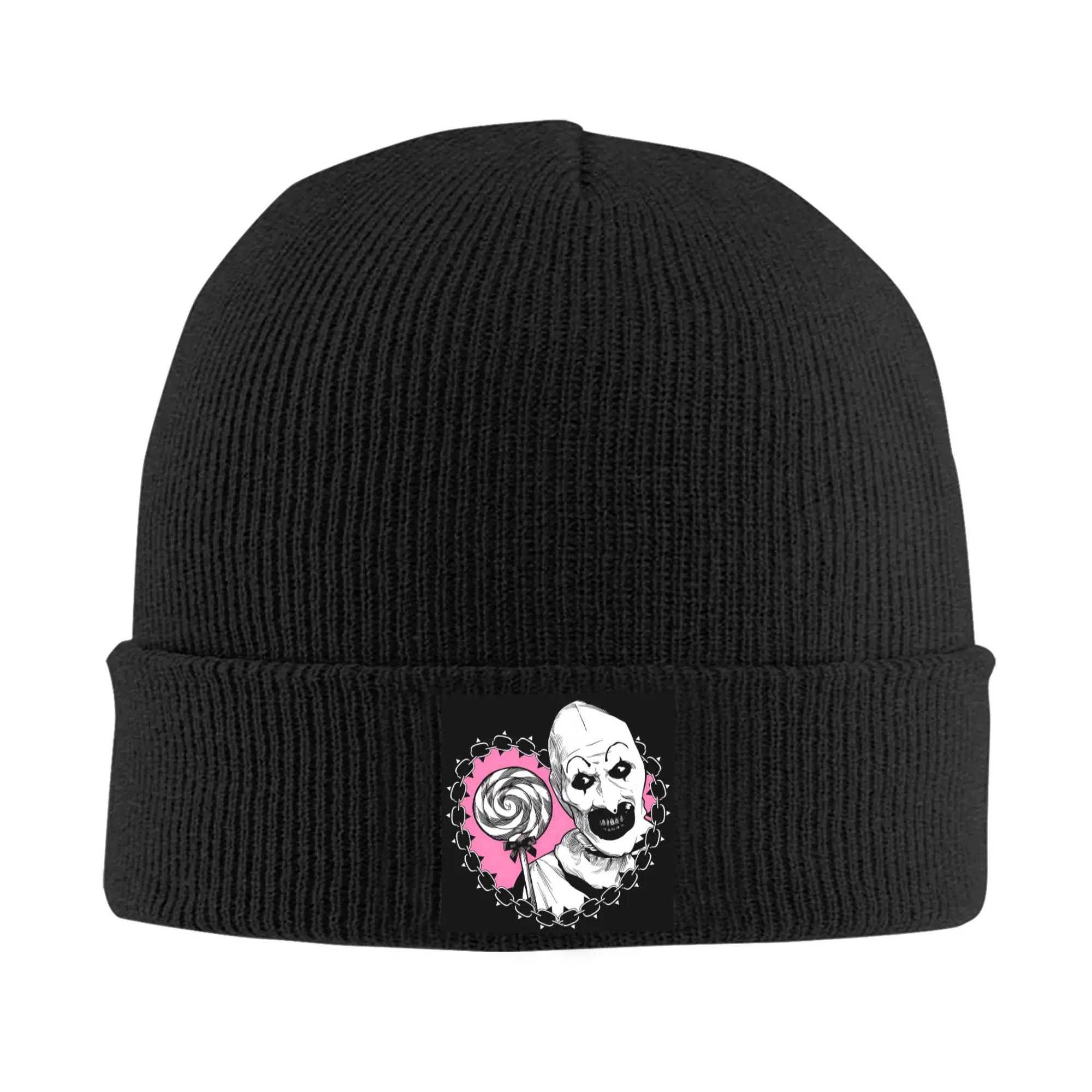 Custom Movies T-Terrifiers Manga Love Bonnet Hat Cool Knit Hat Men Women Unisex Horror  Warm Winter Skullies Beanies Caps