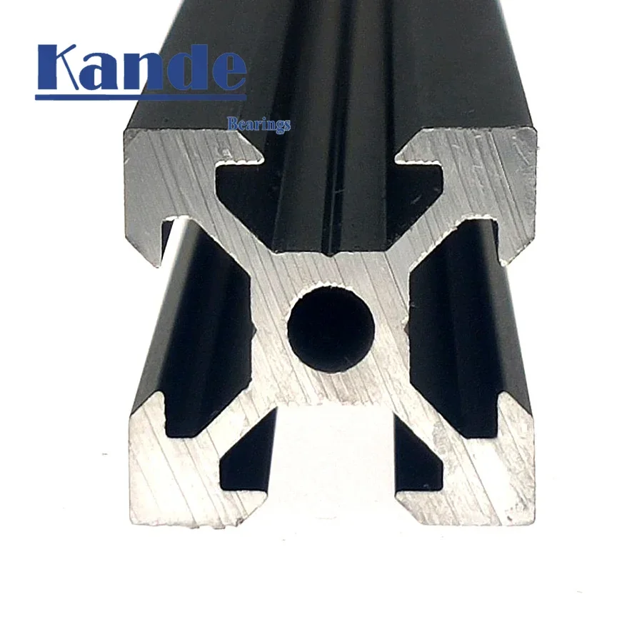 Black oxide 100-800mm 2020 V slot  Aluminum Profile Extrusion  For 3D Printer CNC Engraving Machine openbuilds Voron 2.4