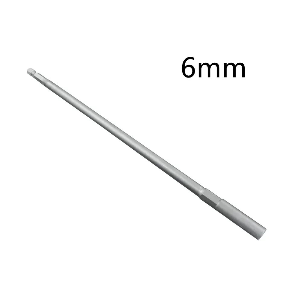 

5.5mm-19mm Hex Socket Adapter Bit Nut Driver Chrome Vanadium Steel 250mm Lengthen Extension Sleeve For Power Drills