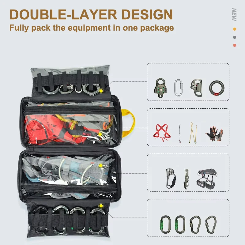 Storage Bag,Climbing, Mountain Climbing, Cave Exploration Srt Equipment Tool Handbag, Waterproof, Wear-Resistant, And Portable
