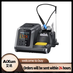 AiXun T413 200W integrated intelligent precision soldering station compatible T210/T245/T225 handle For Precision Welding Repair