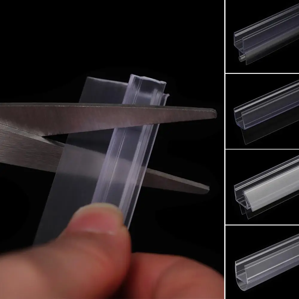 Useful Rubber Prevent Bath Screen Bathroom Glass Door Weatherstrip Sealing Strips Water Baffle Window Seal