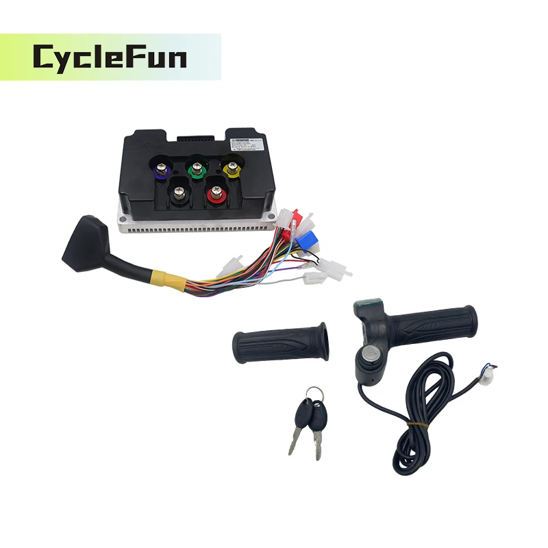 

DC 350A ND72680 V2 FarDriver DC Controller Kit With Combination witch Bluetooth and Twist Throttle with key Scooter Motor