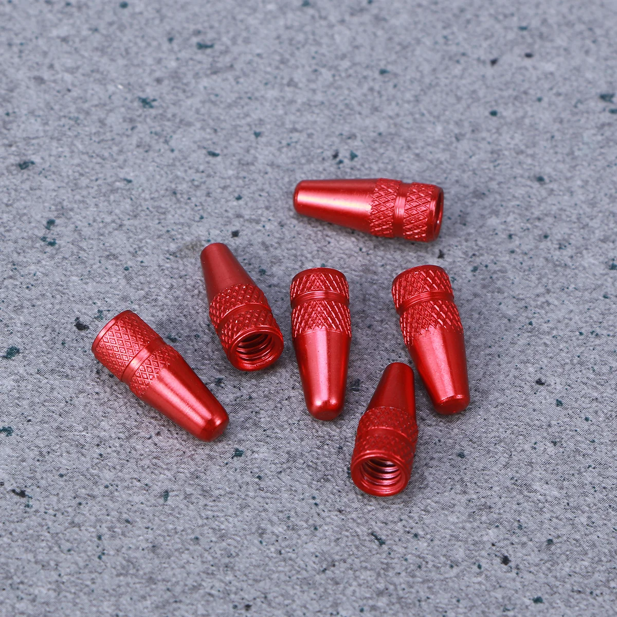 

12Pcs Aluminum Alloy Bicycle Tyre Valve Caps French Style Long-Lasting Air Dust Covers for Road Mountain Bike