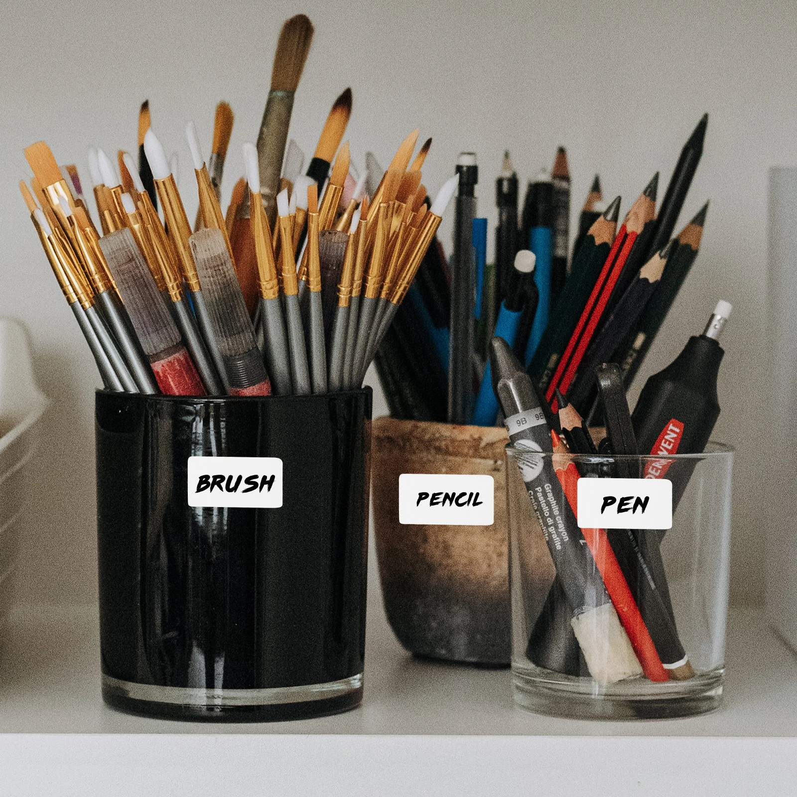 

Long Serving Life Compact Bottle Label Stickers Multipurpose Tag Decals for Home Office Gifts and Storage Label Sticker