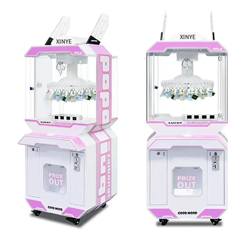 

commercial clip egg twisting machine large Internet celebrity lottery sample props twisting clip doll snack blind box