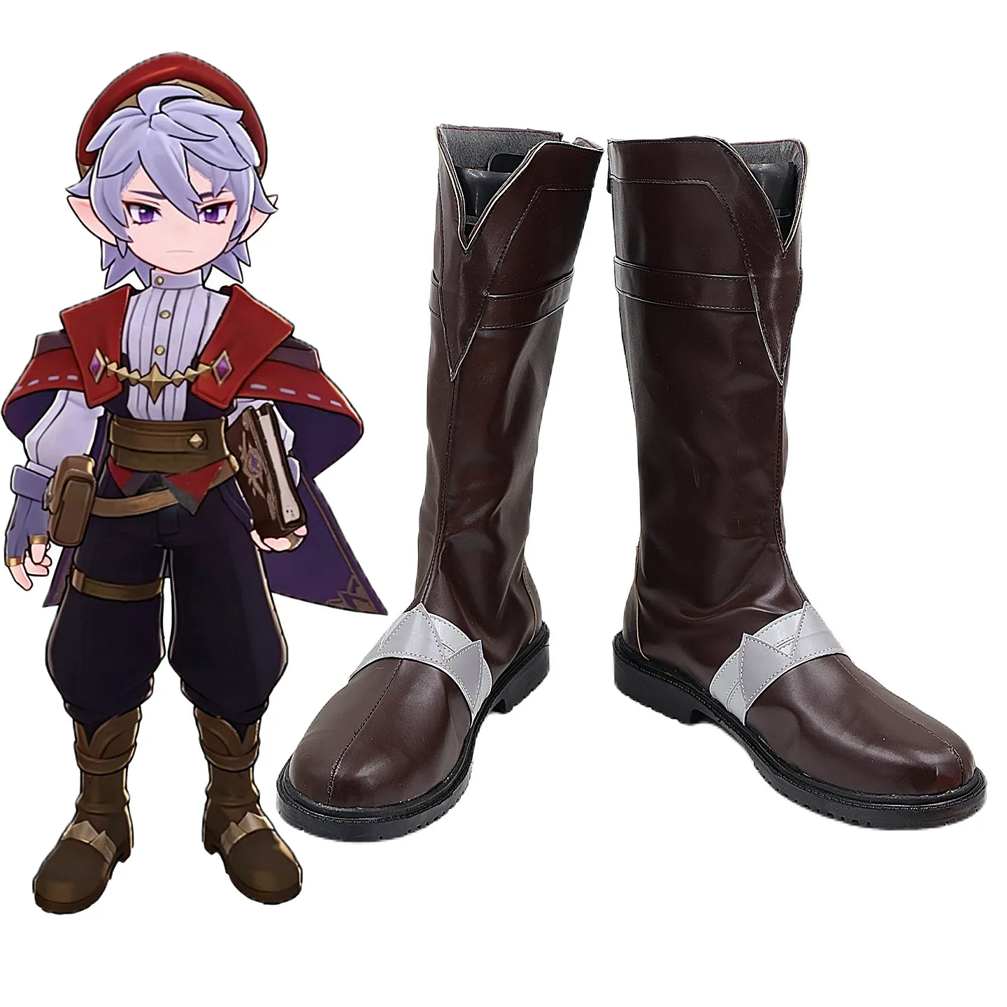 

New Game Anime Cosplay Shoes Enzo Roco Kingdom Boots Halloween Costume Accessories Props Made