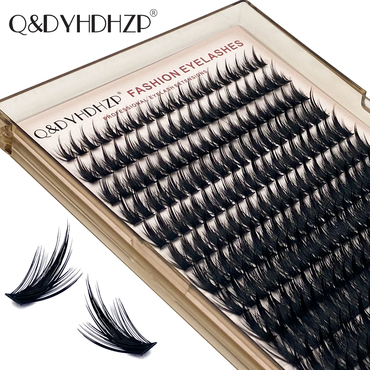 Lazy Segment Lashes Kit 140 Cluster Faux Mink DIY Zuhause Selbstapplikation Tägliche Natürliche Falsche Wimpern