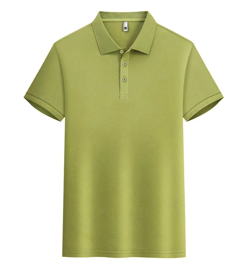 Polo d'été à séchage rapide, fin et décontracté, grande taille pour homme, tendance, manches courtes, couleur unie, polyvalent