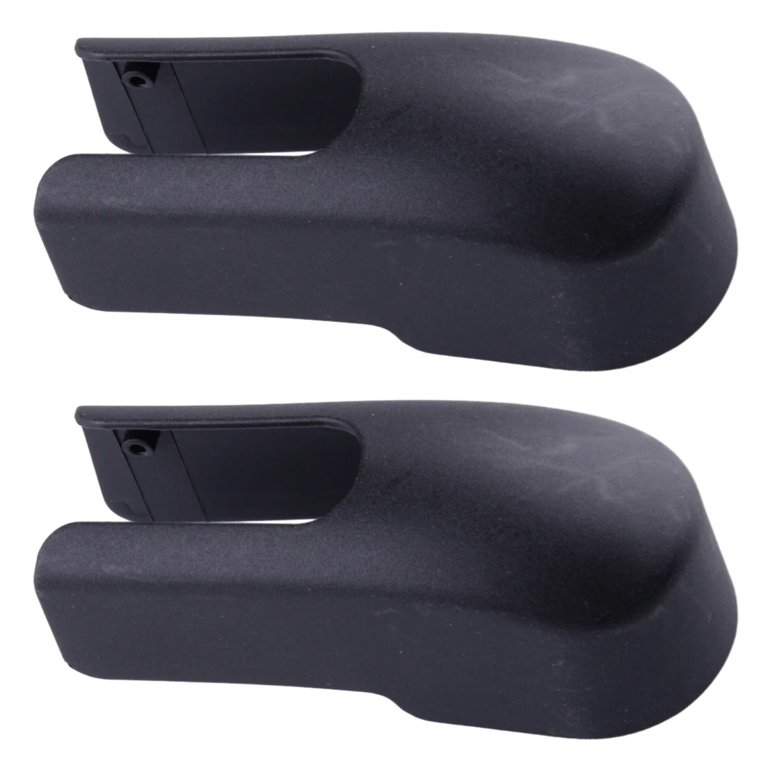 2pcs Black Plastic Car Rear Windshield Wiper Arm Nut Cap Cover Fit for Fiat 500X 2015 2016 2017 2018 2019 2020 2021 New