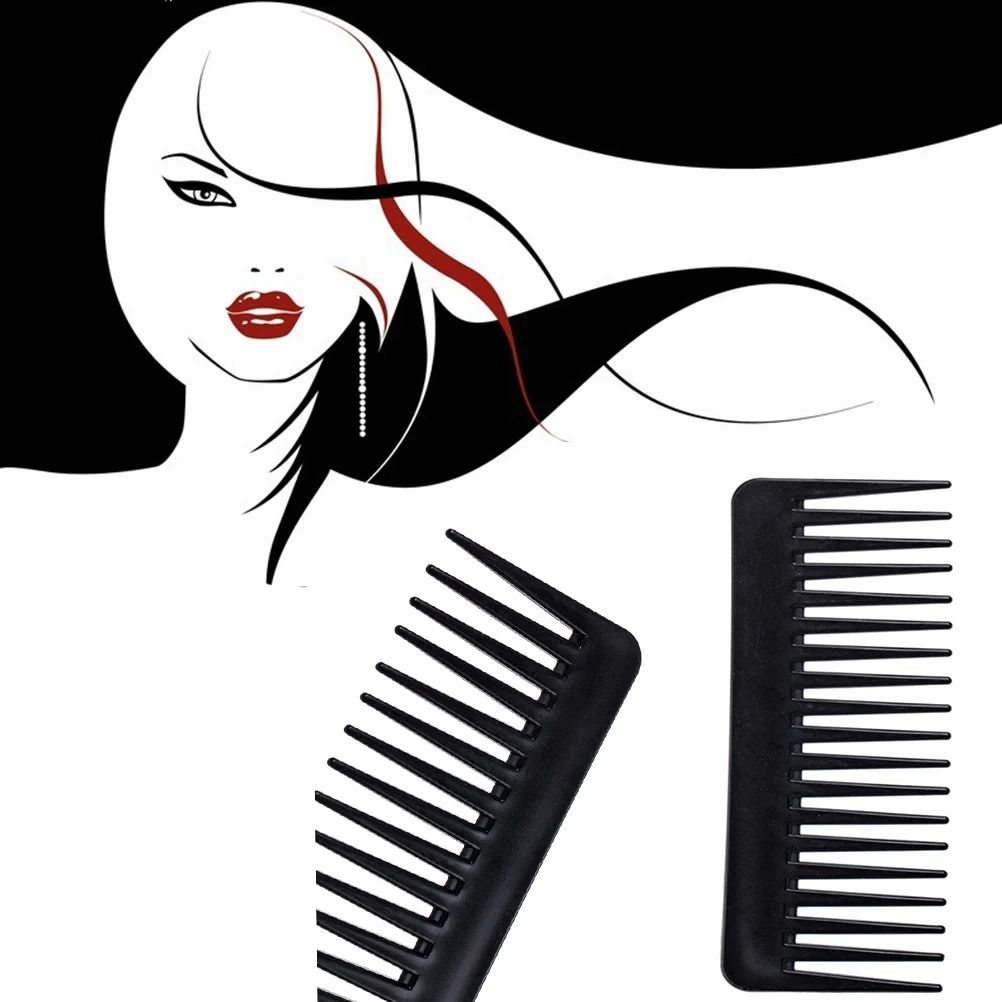 

Hair Comb Salon Combs Haircut Dedicated Rounded Teeth Hairdressing Professional for Styling Non-tangling