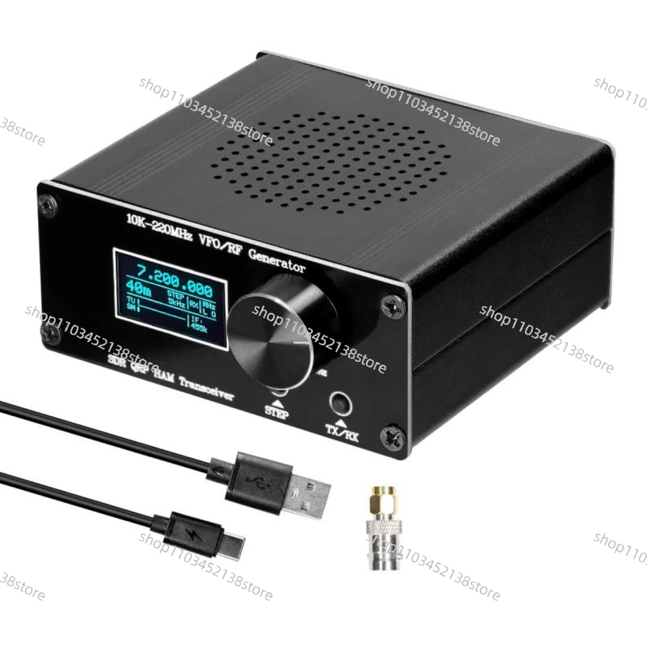 

SDR QRP HAM Радиоотладка 10K-220 МГц Источник сигнала S Таблица Встроенные часы высокой стабильности 0,5 ppm